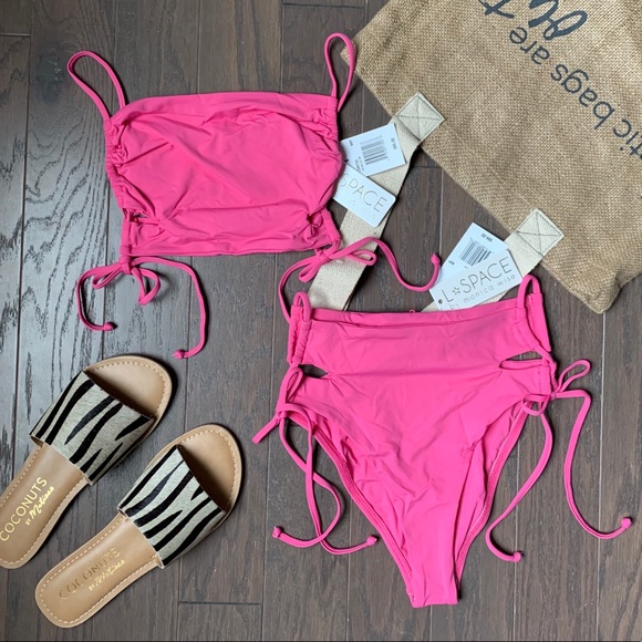 L*Space Set!! Rafaella top & Pacey bottom in pink - Picture 5 of 6